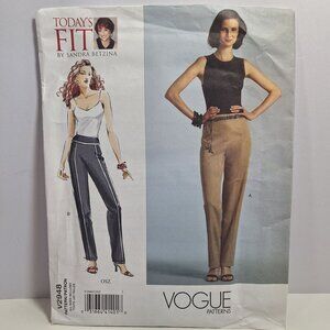 Vogue Misses Pants Sewing Pattern Sandra Betzina Todays Fit V2948 OSZ